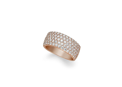 CZ Studded Band Ring